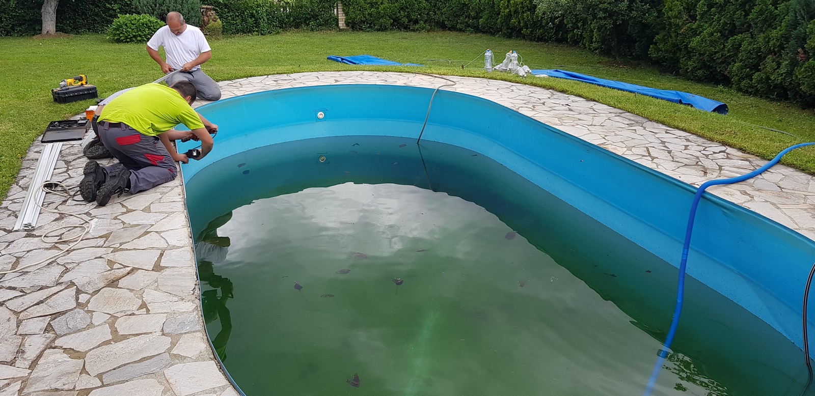 Vrnjačka banja - zamena lajnera — PoolMaster projekat