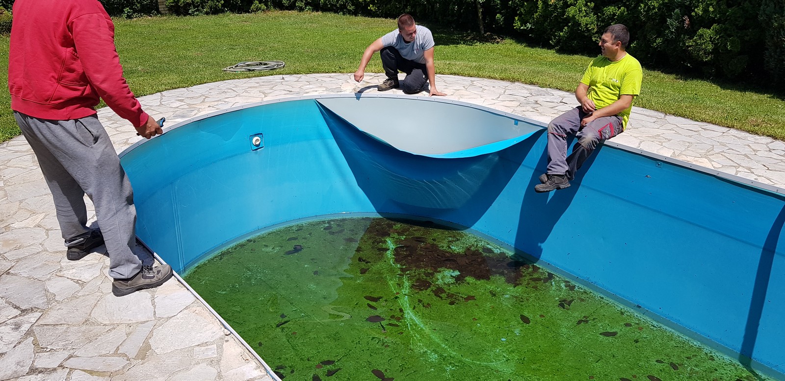 Vrnjačka banja - zamena lajnera — PoolMaster projekat