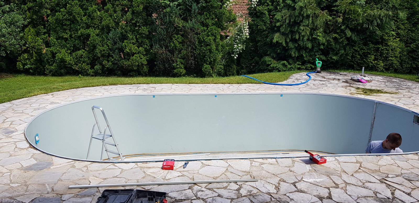 Vrnjačka banja - zamena lajnera — PoolMaster projekat