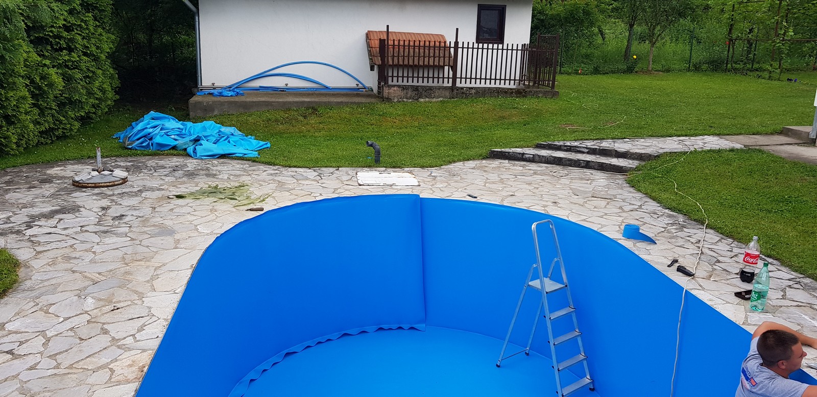 Vrnjačka banja - zamena lajnera — PoolMaster projekat